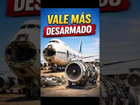 Este avión fue desguazado… y aun así generó 3,4 MILLONES de dólares
