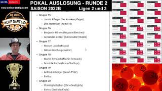 iQ ODL Pokalauslosung Runde 2 Saison 2022A - Ligen 2 & 3