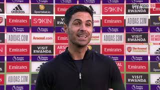 Arteta grateful for fans enthusiasm