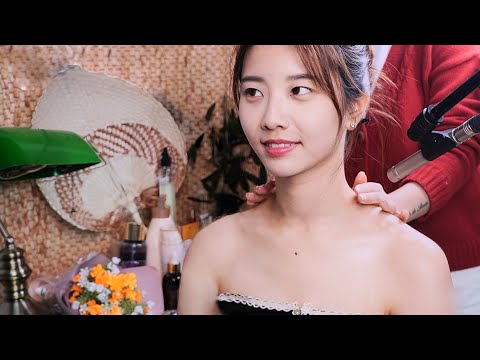 ASMR 머리 어깨 손 마사지(Massage asmr)두피마사지[No Talking]꿀꿀선아