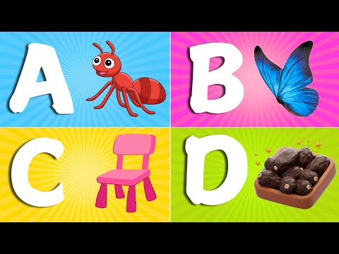 Fun Alphabet Learning for Kids | Easy A to Z Examples |A for apple |abcd | Phonics songs |abcd song