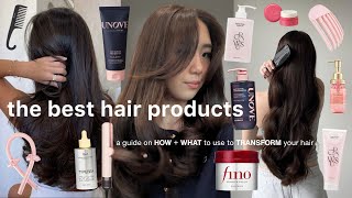 How I repaired my damaged hair 💇🏻‍♀️ Best haircare routine & products that actually work
