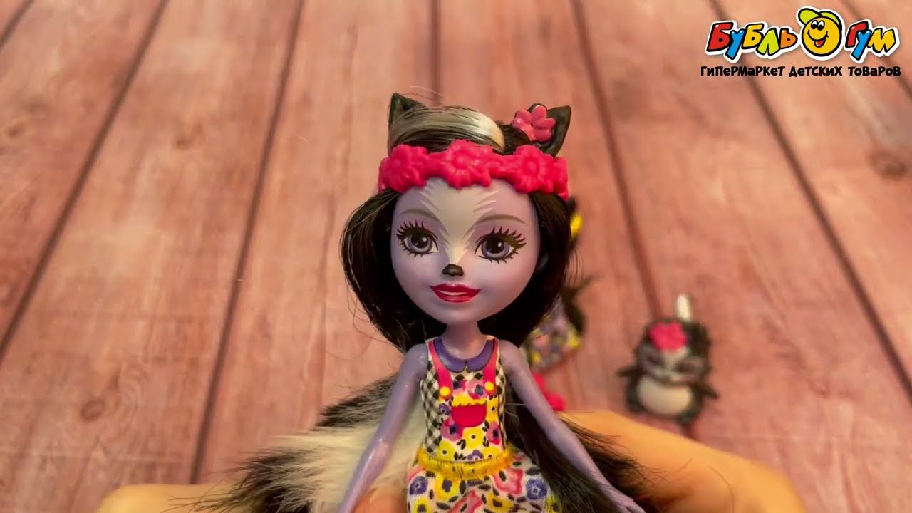 Набор игровой Enchantimals Сейдж Скунси - видео