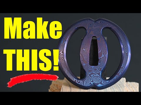 Forge This Amazing Piece! - Damascus Steel Sword Guard