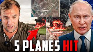 Massive Destruction in Saky Airbase - Russian Fighters Destroyed | Ukraine Update