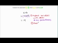 Evaluating Mathematical Expressions