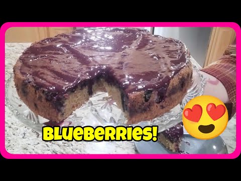 Pastel Sin Horno De Blueberries Tutorial