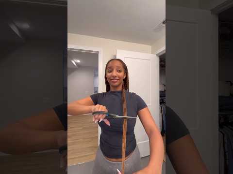 taking out my fulani braids… #hairstyle #hairtransformation #gingerhair #copperhair