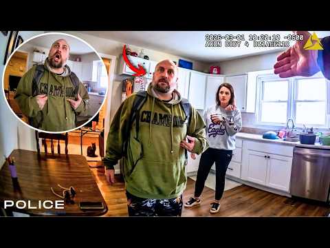 Abusive Husband Bullies Wife in Front of Police, BAD Idea