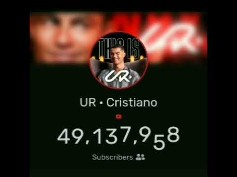 Cristiano Ronaldo | live subscriber counting