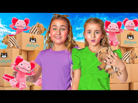 Ruby and Bonnie Jellycat Challenge in London - Who Finds the Cutest One?