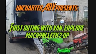 First outing in my van, explore Machynlleth trails 2 up!