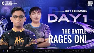 [EN] 2025 PMCL SEA W2 SuperWeekend Day 1 | Fall | The Battle Rages On! 🔥