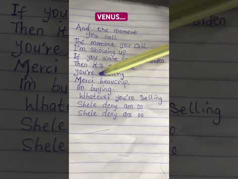 Venus-faceless ft serotonin #afrobeats #lyrics #song #venus