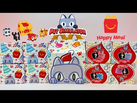 MCDONALD"S Happy Meal Roblox Pet Simulator | Got Them ALL