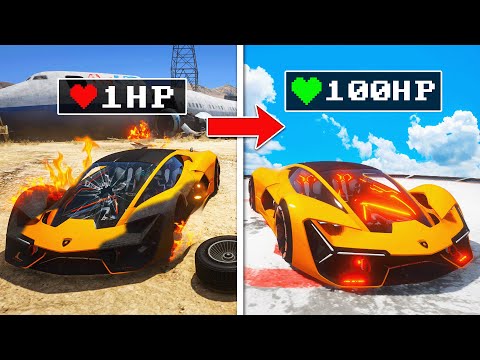 Finding and Repairing Futuristic Cars in GTA 5!