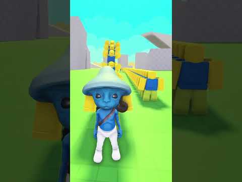 smurf cat alan walker spectre in roblox (Noob train) #roblox #robloxshorts #shorts #youtubeshorts