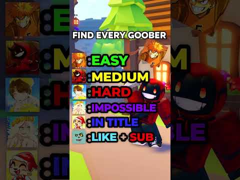 CAN YOU SPOT EVERY GOOBER?? 👀🐶 #shorts #goobers #roblox