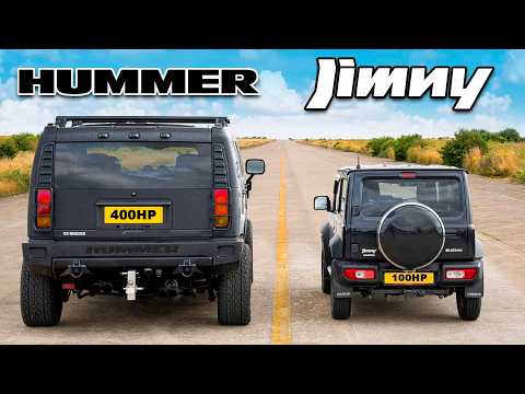 Hummer V8 vs Suzuki Jimny: ARRANCONES