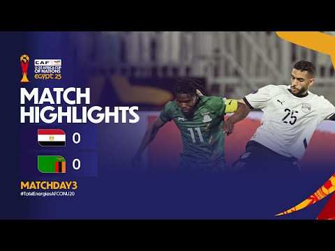 Resumen del partido Egypt - Zambia U20