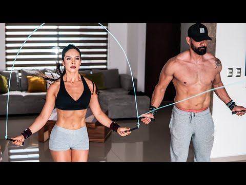 Cardio en Casa 🔥 4 MIN Jump Rope Workout ⚠️