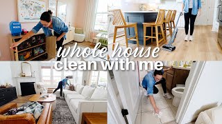 WHOLE HOUSE CLEAN WITH ME! Cleaning Motivation