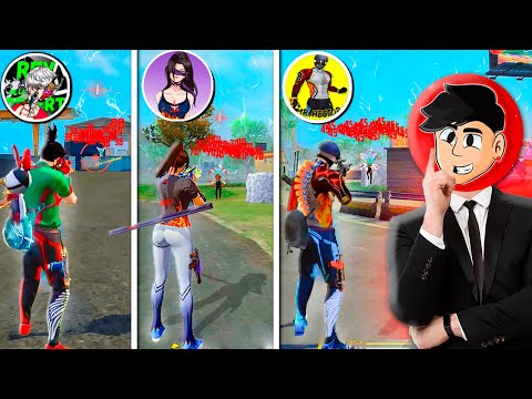 Probé la Sensibilidad de Todos los Youtuber de Free Fire... 😯🔥