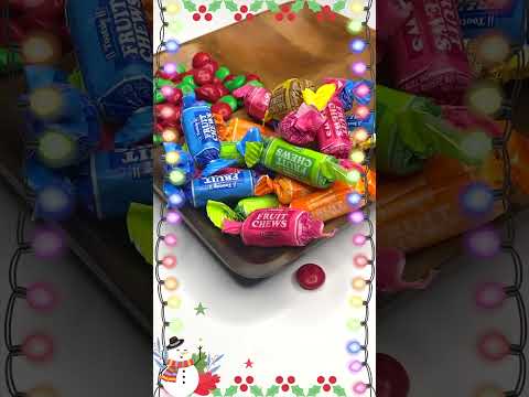 ASMR Christmas Candy Pours  #christmas #chocolate #asmr #holidaywithyoutube