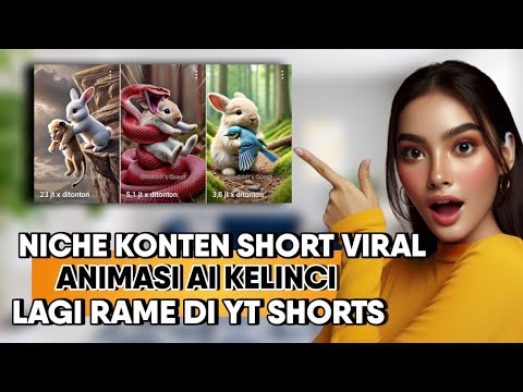 Baru 23Video Udah 362RB Subscribe ‼️Konten Shorts Animasi AI Yang Lagi Viral Gampang Laris