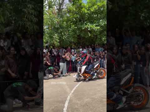 #bikestunt #bike #college #collegelife #shorts #reels #onfire #ktm#duke #motocross