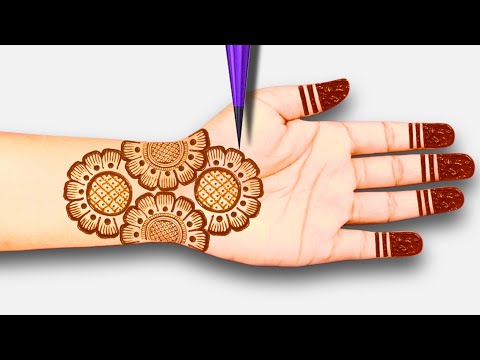 simple easy mehndi | latest front hand stylish mehndi | beautiful mehndi design | Mehandi ka design