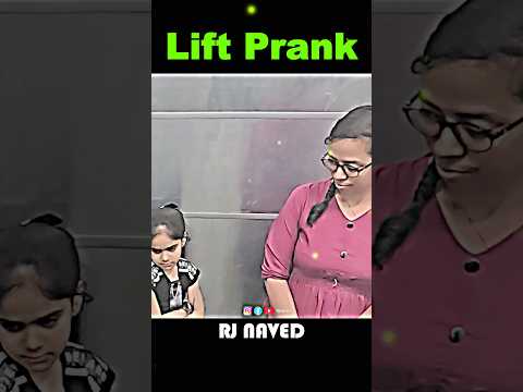 Cute Baby Girl Greetings! Prank In Lift😅 Don't Miss The End 🤫Credit - Rj Naved #funny#viralvideo