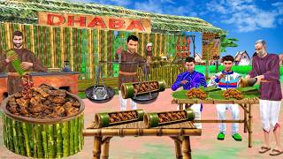 Adivasi KG Bamboo Chicken Cooking Tasty Chicken Street Food Hindi Kahani Moral Stories Comedy Video