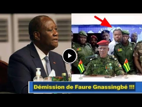 Alerte au togo ce 30 juin, chute imminente de Faure Ngnassimbé Ouattara réagit la situation se compl