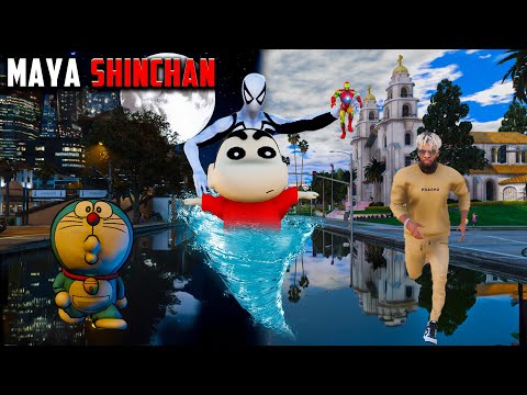 ✨Maya Shinchan in gt5 | మాయ Shinchan by prashu gamer #doraemon #shinchan #gta5mods