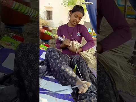 The amazing😱work and full process making handmade Jadu Broom/-jhaadoo ￼🧹 #shorts #viralvideo
