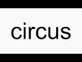 Understanding Circus Structure and Elements