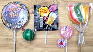 Satisfying Video l How to unpack Rainbow Lollipops and Chupa Chups  Surprise Cutting ASMR