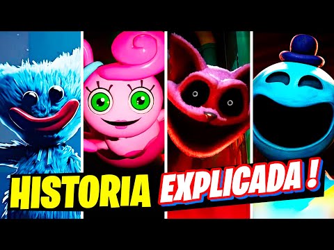 POPPY PLAYTIME TODA LA HISTORIA EXPLICADA !😨  - CAPITULO 1 AL 4