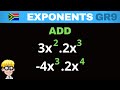 Multiplying and Adding Exponents