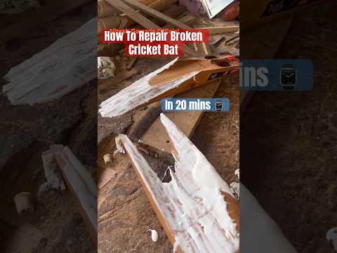 How To Repair Broken Cricket Bat / Don’t Worry Contact NG Sport +91 7038879750