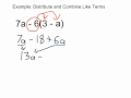 Simplifying Expressions with the Distributive Property