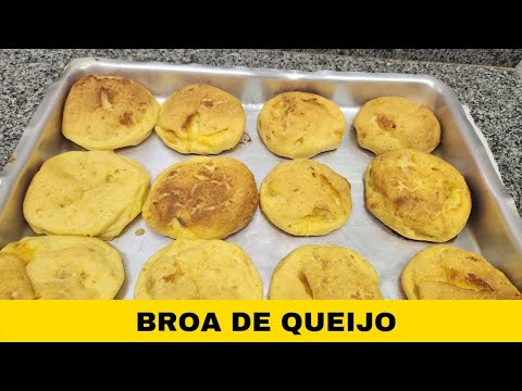 BROA DE QUEIJO FRESCO | BROA DE FUBÁ COM QUEIJO FRESCO