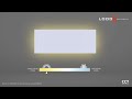 LoooXcm-Line ronde spiegel met RGB-W ledverlichting Ø80cm