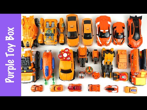 27 Orange Transformer Car Dinosaur Robot Transformer 27종 오렌지색 변신장난감