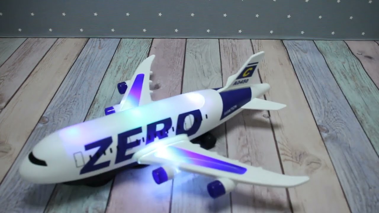 Самолет Lanson Toys моторизированный световые звуковые эффекты - видео