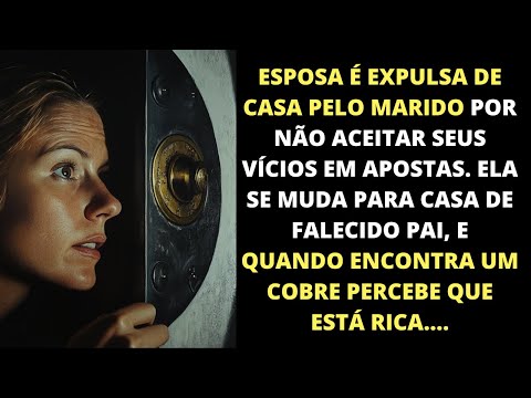 Esposa é expulsa de casa pelo marido por não aceitar seus vícios. Ela se muda e acha um cofre que