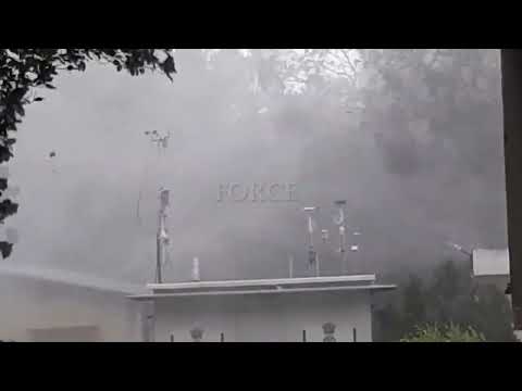 Madness happens in India! A hellish storm with hail has hit Bangalore!