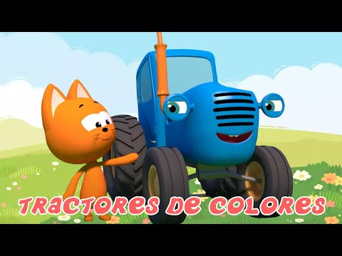 DIVERTIDOS JUEGOS DE KOTÉ 😹 Gatito Kote 🚜 TRACTORES DE COLORES