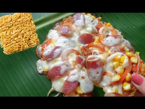 Món Ăn Ngon - PIZZA Mì Gói, Pizza mì ăn liền thật đơn giản